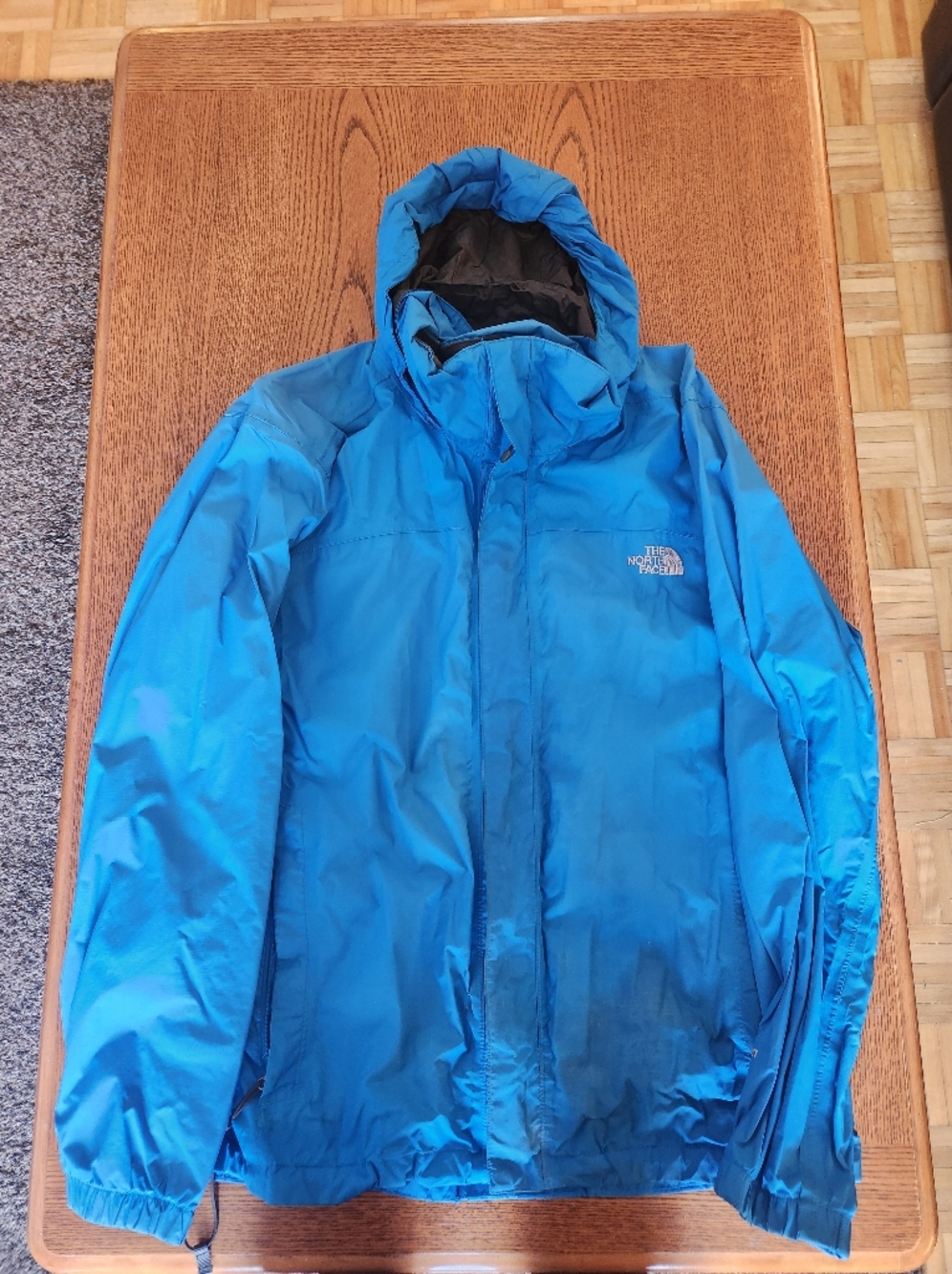 The North Face Blue Rain Jacket